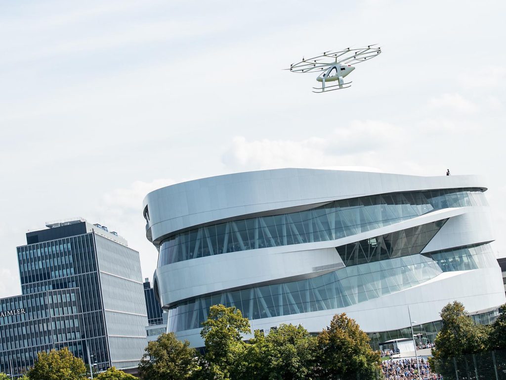 Volocopter Flug in Stuttgart